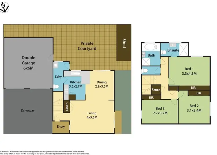 Floorplan of Homely townhouse listing, 6/130 Newton Road, Blacktown NSW 2148