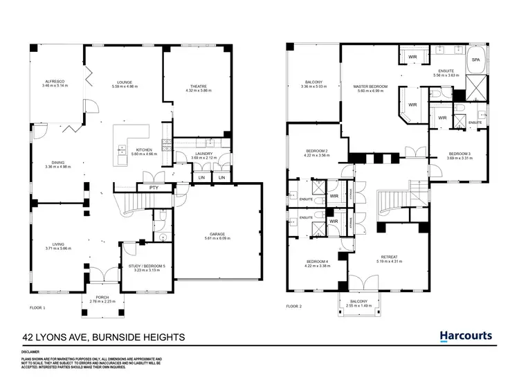 Floorplan of Homely house listing, 42 Lyons Avenue, Burnside Heights VIC 3023