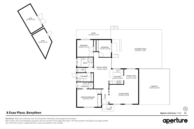 Floorplan of Homely house listing, 8 Esau Place, Bonython ACT 2905
