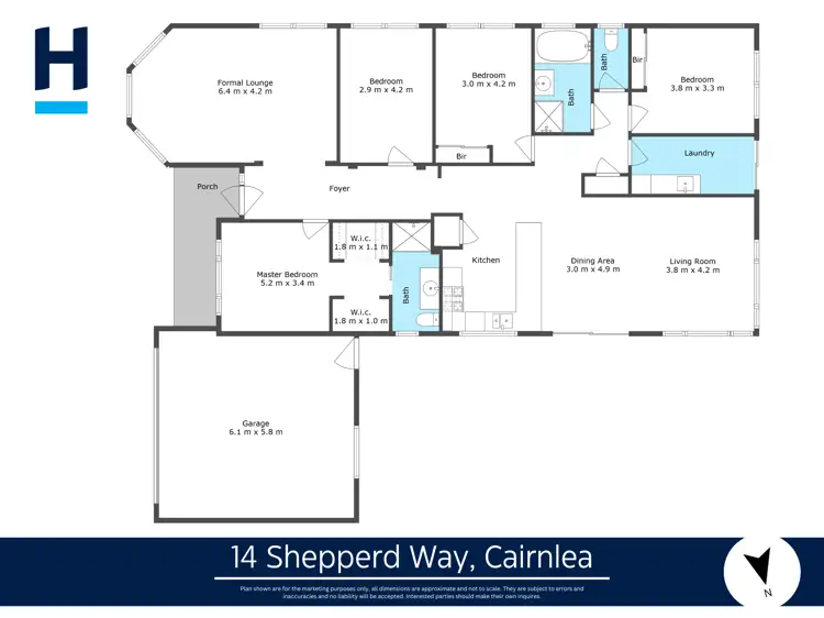Floorplan of Homely house listing, 14 Shepperd Way, Cairnlea VIC 3023