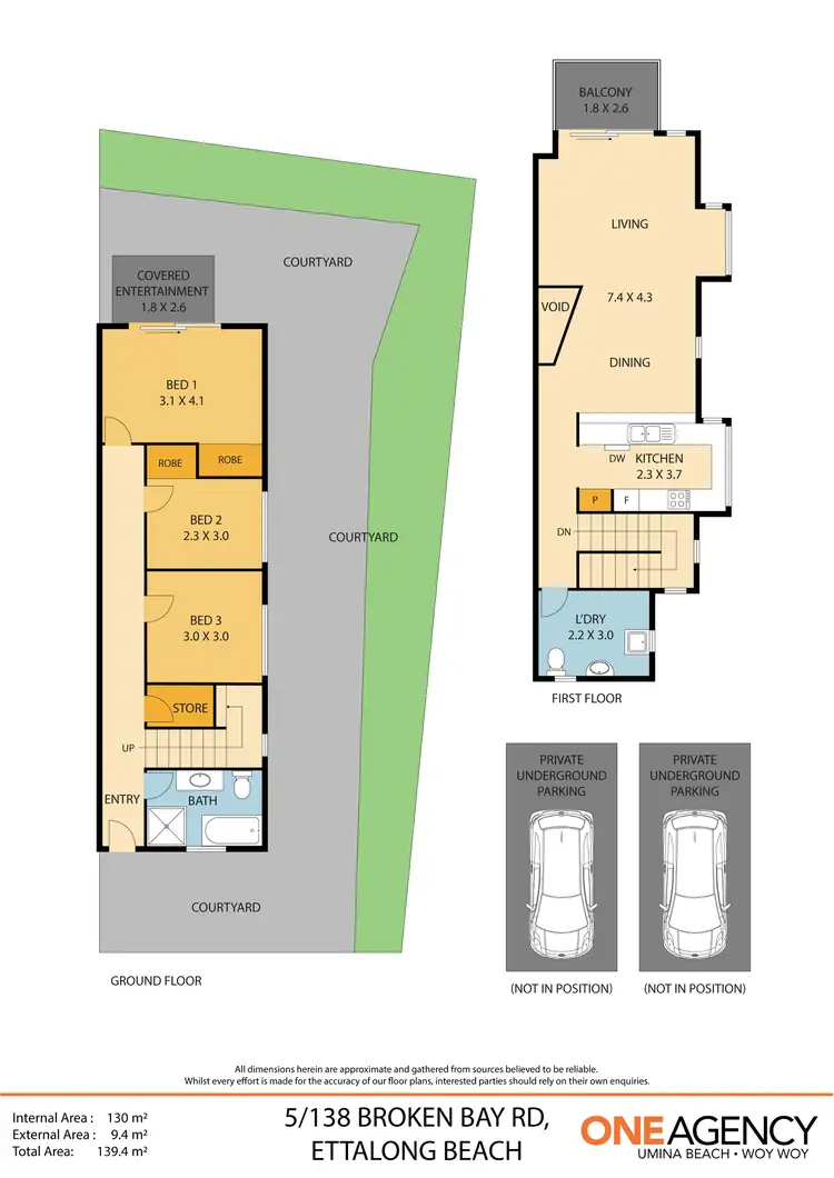 Floorplan of Homely townhouse listing, 5/138-142 Broken Bay Road, Ettalong Beach NSW 2257