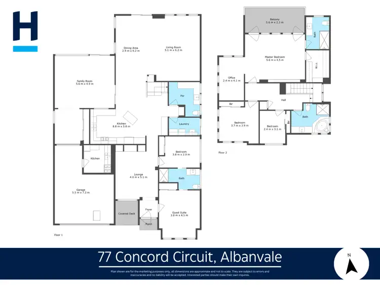 Floorplan of Homely house listing, 77 Concord Circuit, Albanvale VIC 3021