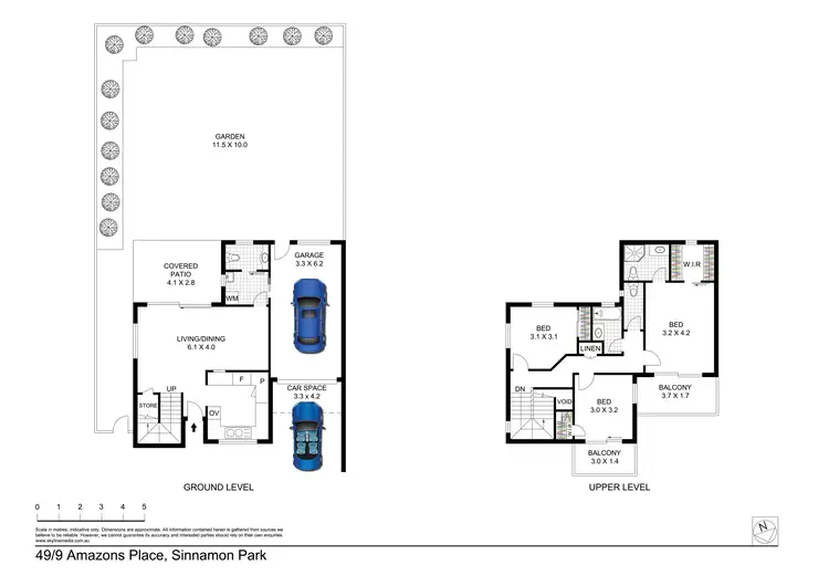 Floorplan of Homely townhouse listing, 49/9 Amazons Place, Sinnamon Park QLD 4073