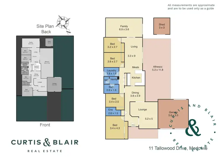 Floorplan of Homely house listing, 11 Tallowood Drive, Medowie NSW 2318