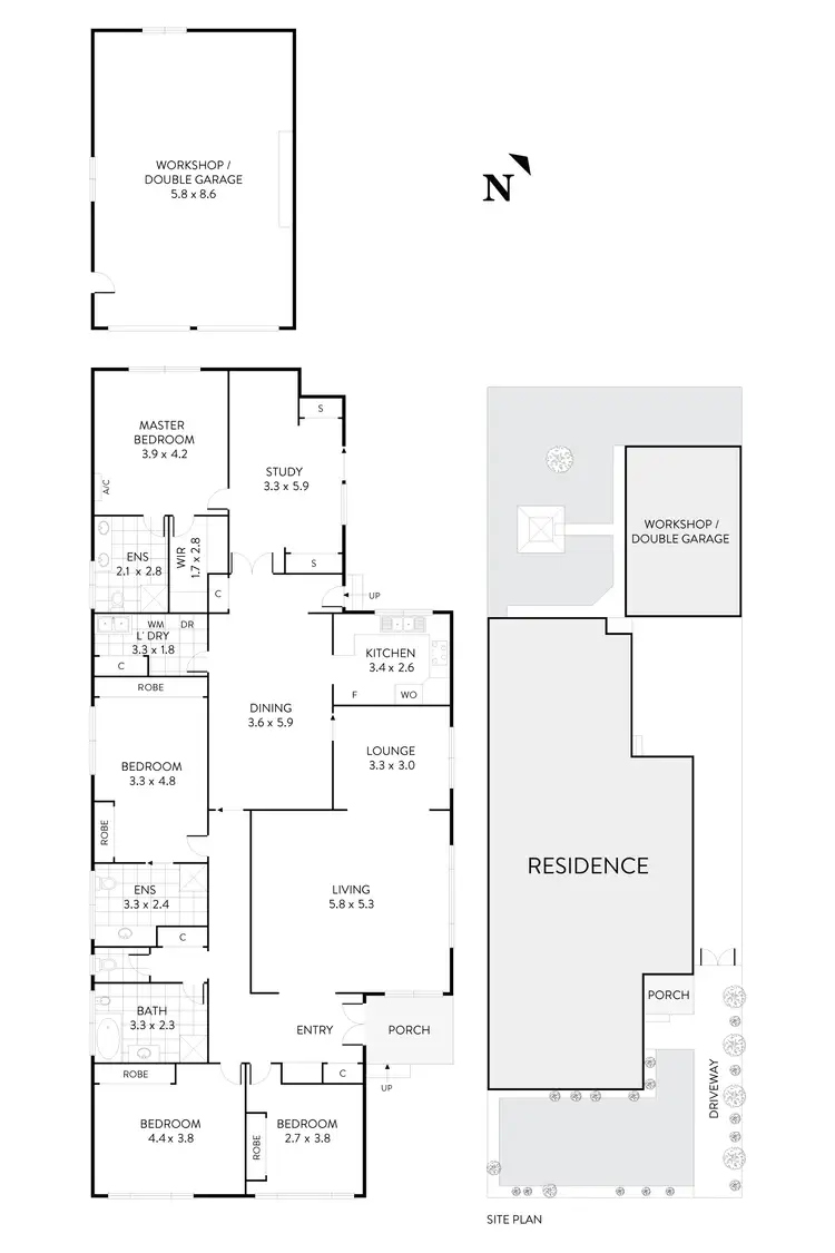 Floorplan of Homely house listing, 16 William Street, Keilor Park VIC 3042