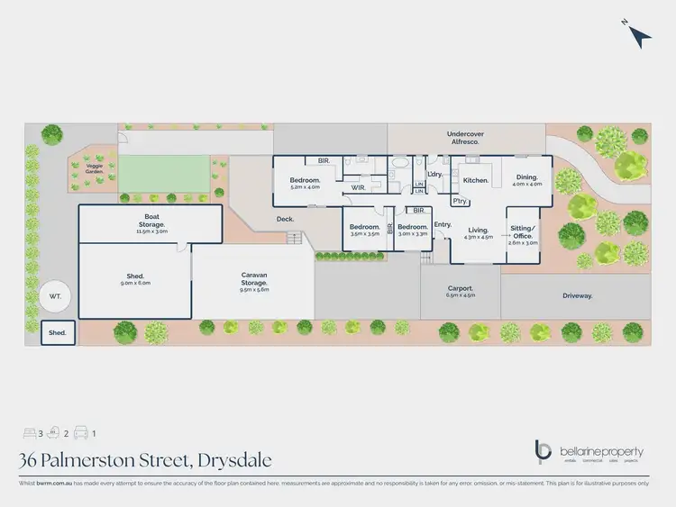 Floorplan of Homely house listing, 36 Palmerston Street, Drysdale VIC 3222