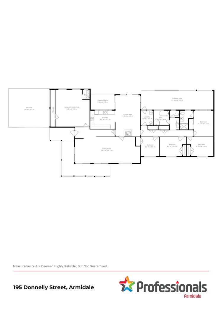 Floorplan of Homely house listing, 195 Donnelly Street, Armidale NSW 2350