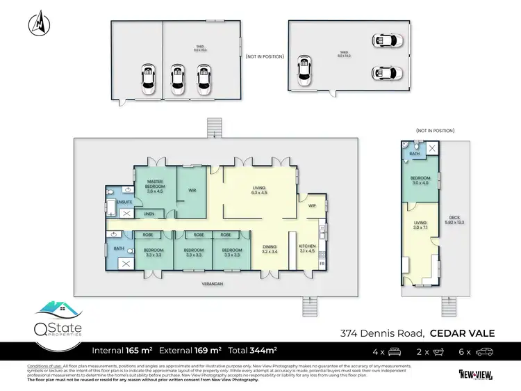 Floorplan of Homely house listing, 374 Dennis Road, Cedar Vale QLD 4285