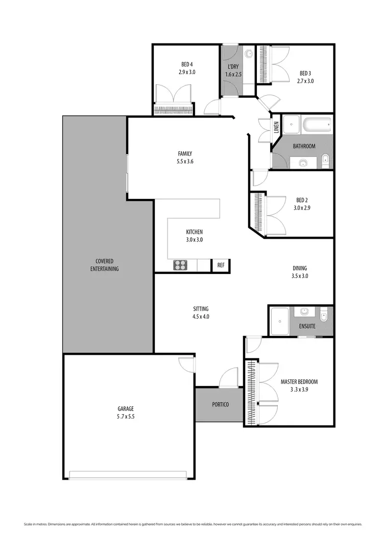 Floorplan of Homely house listing, 8 Bimbadeen Drive, Muswellbrook NSW 2333