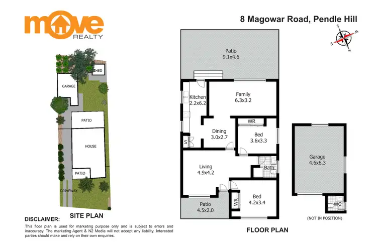 Floorplan of Homely house listing, 8 Magowar Road, Pendle Hill NSW 2145