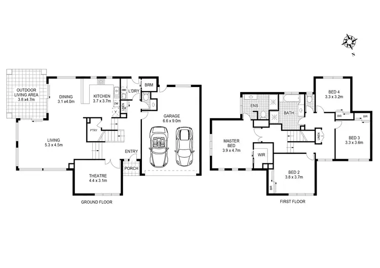 Floorplan of Homely house listing, 4 Mill Court, Sunshine North VIC 3020