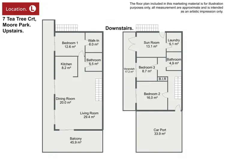 Floorplan of Homely house listing, 7 Tea Tree Court, Moore Park Beach QLD 4670