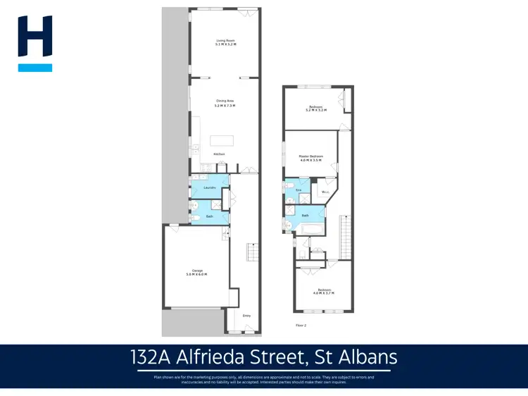Floorplan of Homely house listing, 132A Alfrieda Street, St Albans VIC 3021