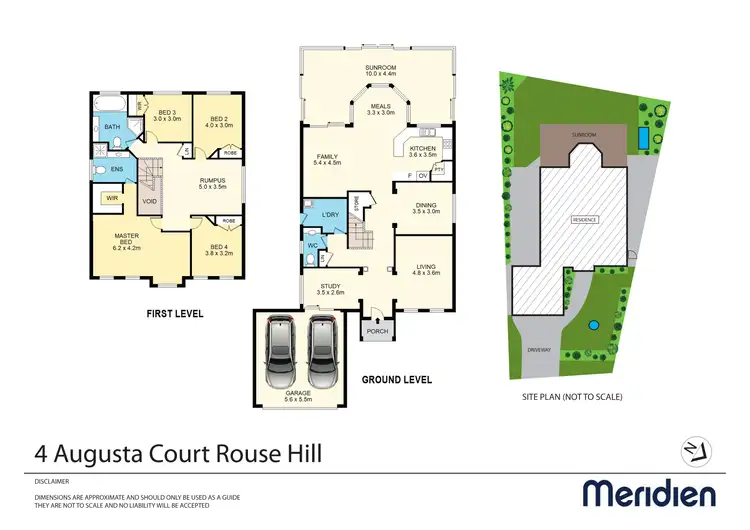 Floorplan of Homely house listing, 4 Augusta Court, Rouse Hill NSW 2155