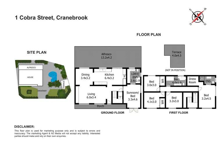 Floorplan of Homely house listing, 1 Cobra Street, Cranebrook NSW 2749