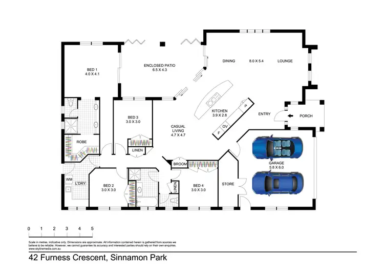 Floorplan of Homely house listing, 42 Furness Crescent, Sinnamon Park QLD 4073
