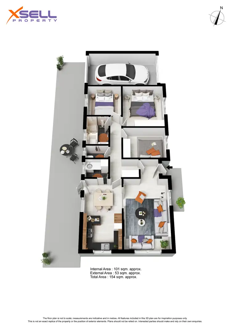 Floorplan of Homely unit listing, 1/22 Redin Street, Prospect SA 5082