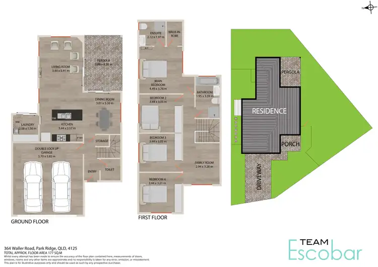 Floorplan of Homely house listing, 364 Waller Road, Park Ridge QLD 4125