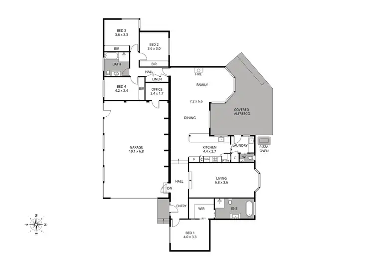 Floorplan of Homely house listing, 15 Durras Close, Flinders NSW 2529