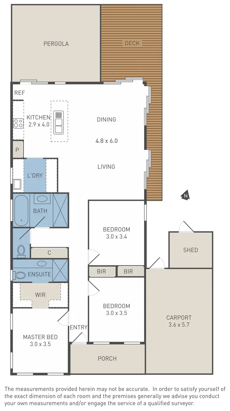 Floorplan of Homely house listing, 14 Coburn Way, Caroline Springs VIC 3023