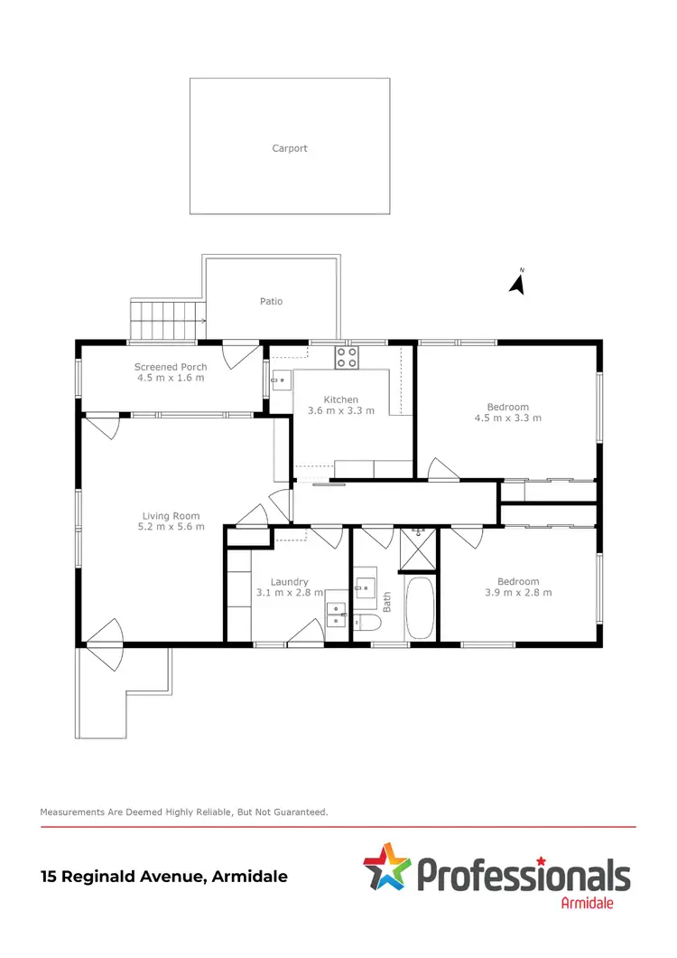 Floorplan of Homely house listing, 15 Reginald Avenue, Armidale NSW 2350