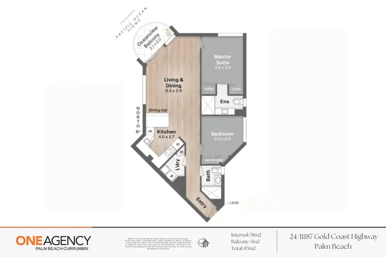 Floorplan of Homely apartment listing, 24/1187 Gold Coast Highway, Palm Beach QLD 4221