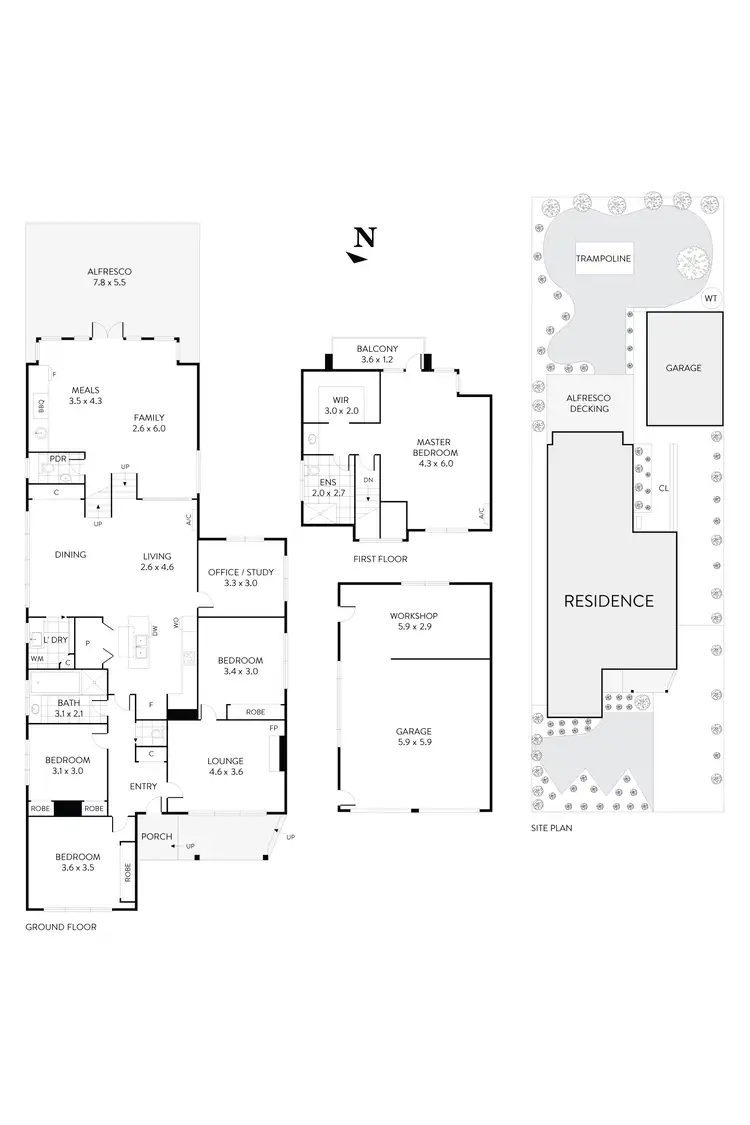 Floorplan of Homely house listing, 45 Lloyd Street, Strathmore VIC 3041