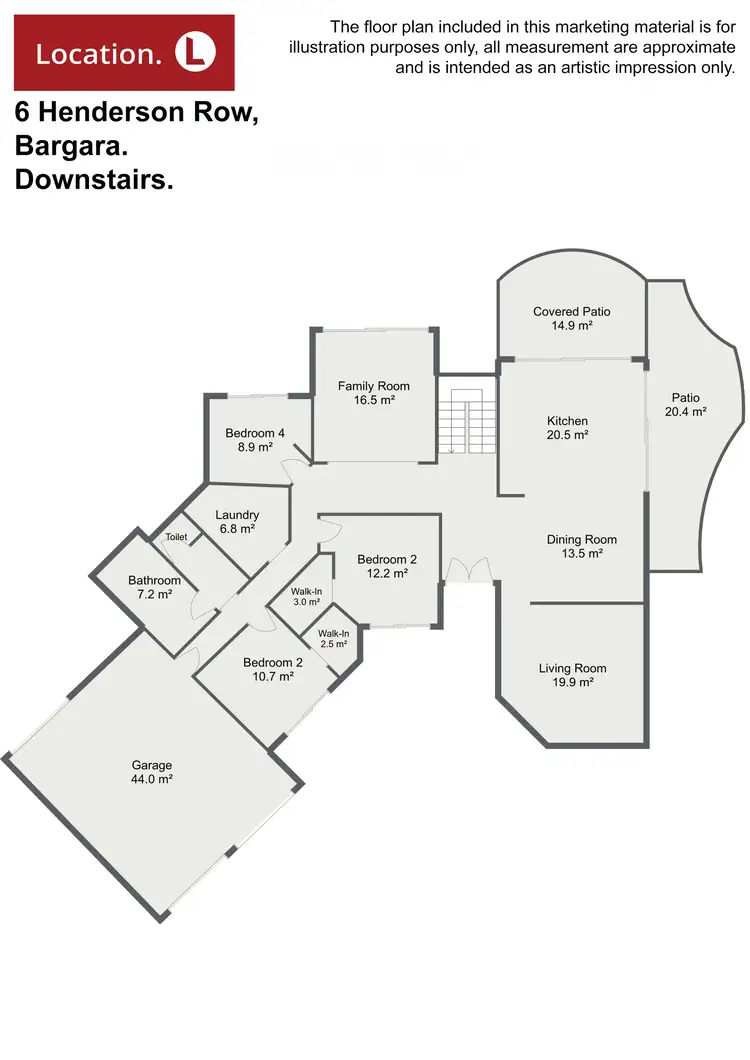 Floorplan of Homely house listing, 6 Henderson Row, Bargara QLD 4670