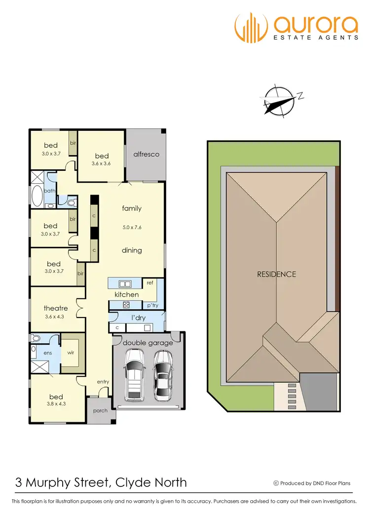 Floorplan of Homely house listing, 3 Murphy Street, Clyde North VIC 3978