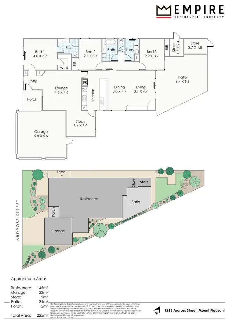 Floorplan of Homely house listing, 126B Ardross Street, Mount Pleasant WA 6153