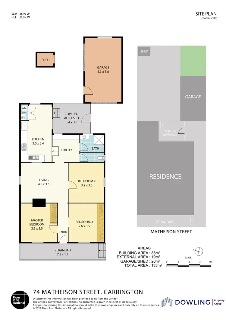 Floorplan of Homely house listing, 74 Mathieson Street, Carrington NSW 2294