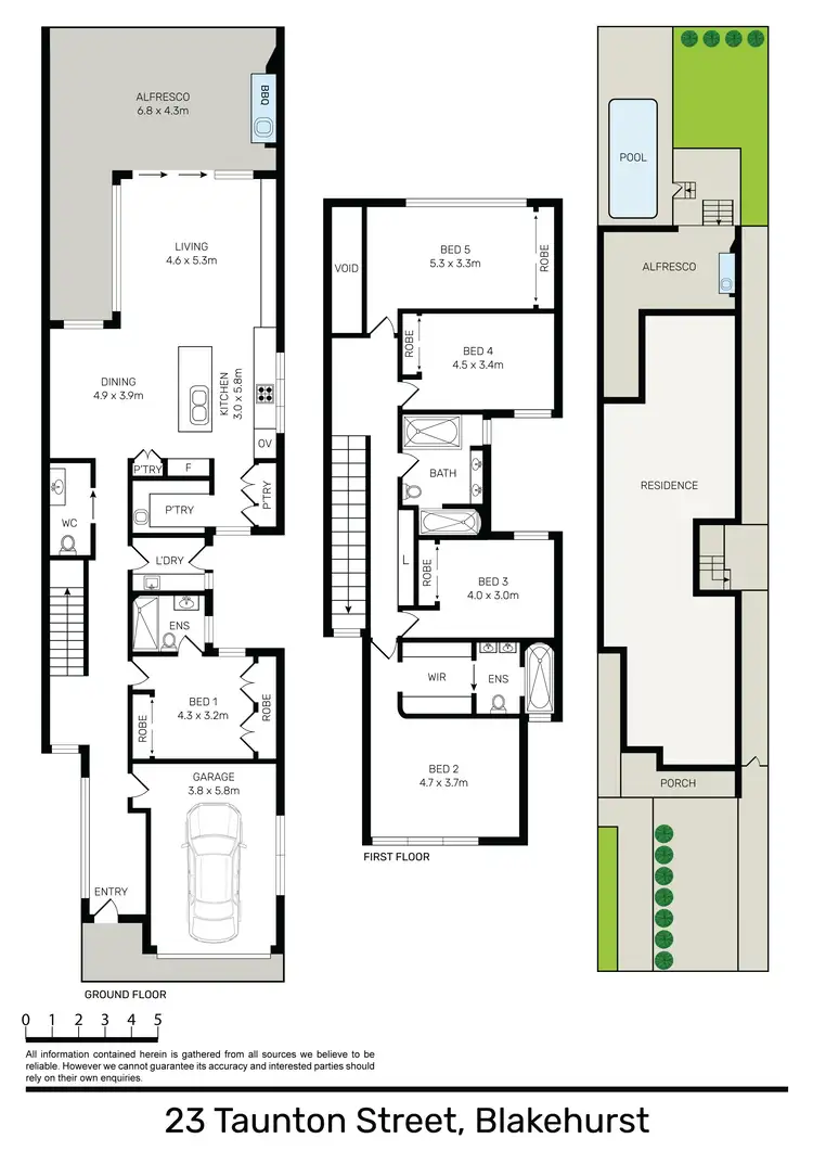 Floorplan of Homely house listing, 23 Taunton Street, Blakehurst NSW 2221