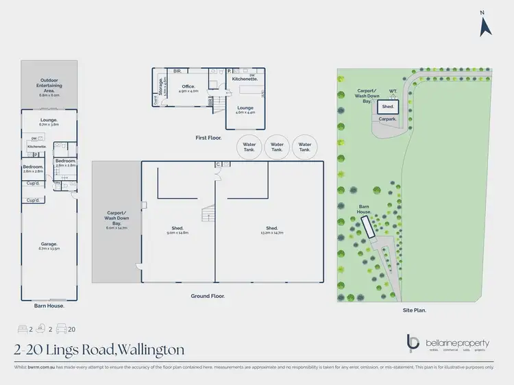 Floorplan of Homely house listing, 2-20 Lings Road, Wallington VIC 3222