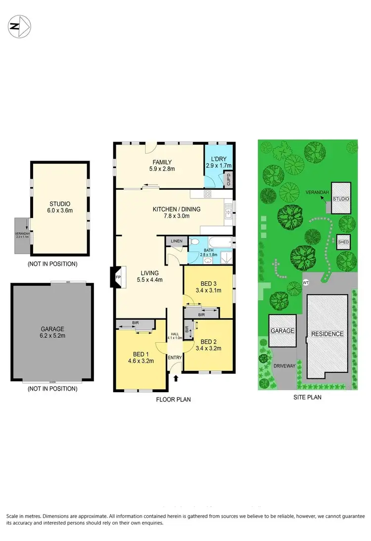 Floorplan of Homely house listing, 4 Reed Street, Creswick VIC 3363
