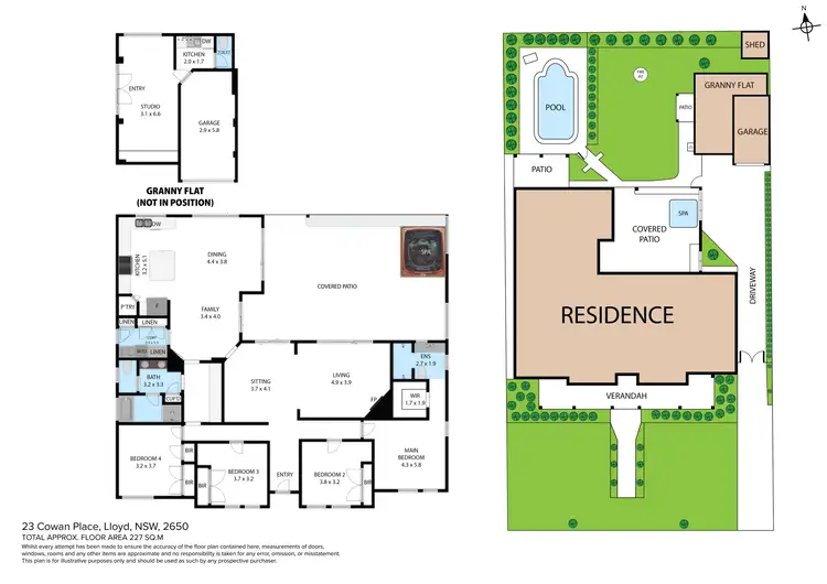Floorplan of Homely house listing, 23 Cowan Place, Lloyd NSW 2650