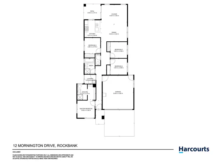 Floorplan of Homely house listing, 12 Mornington Crescent, Rockbank VIC 3335