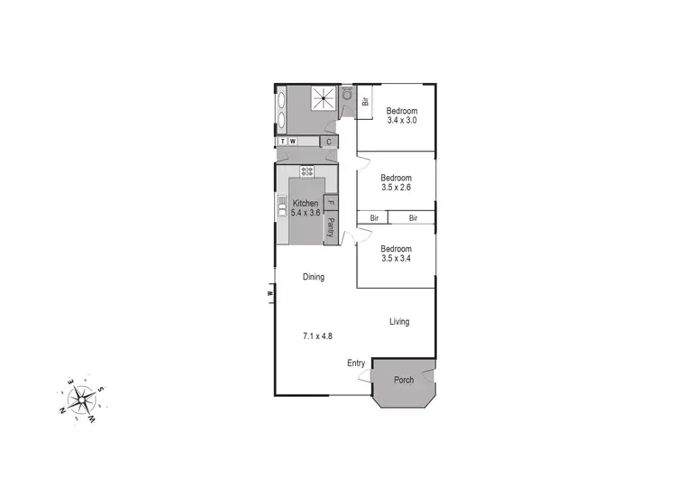 Floorplan of Homely house listing, 12 Green Valley Grove, Meadow Heights VIC 3048