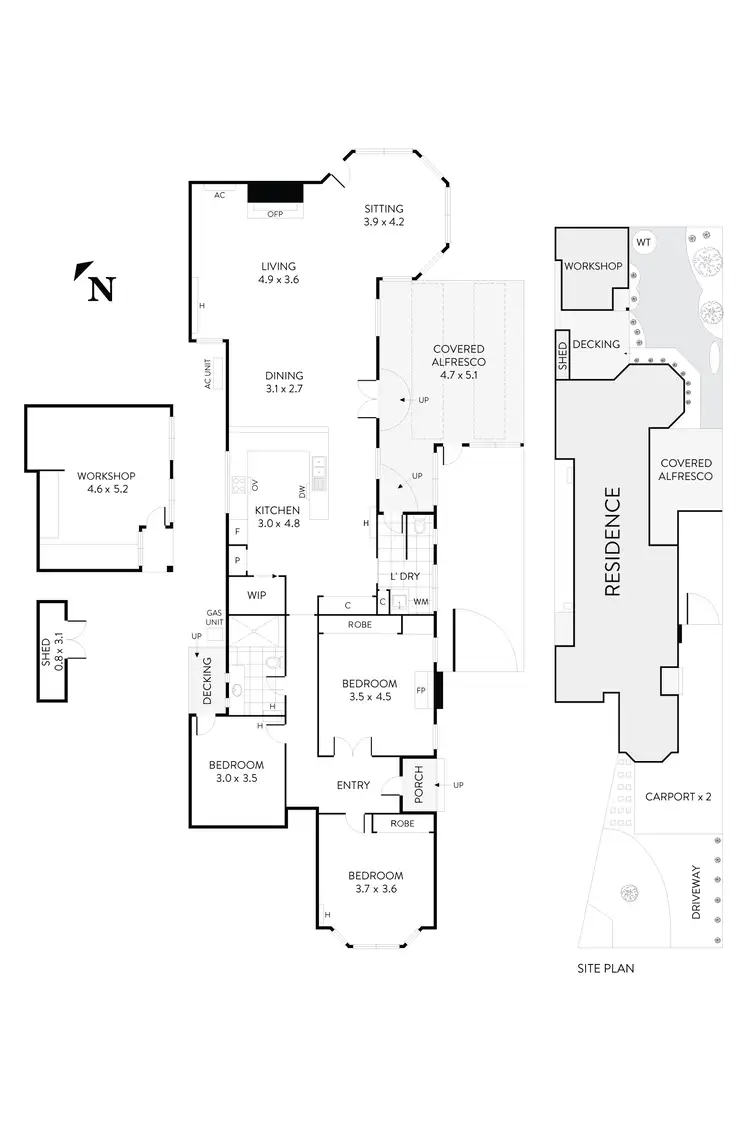 Floorplan of Homely house listing, 58 Kerferd Street, Essendon North VIC 3041