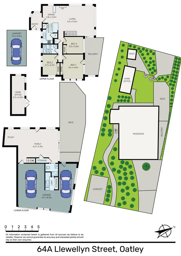 Floorplan of Homely house listing, 64A Llewellyn Street, Oatley NSW 2223