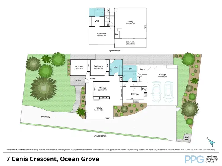 Floorplan of Homely house listing, 7 Canis Crescent, Ocean Grove VIC 3226