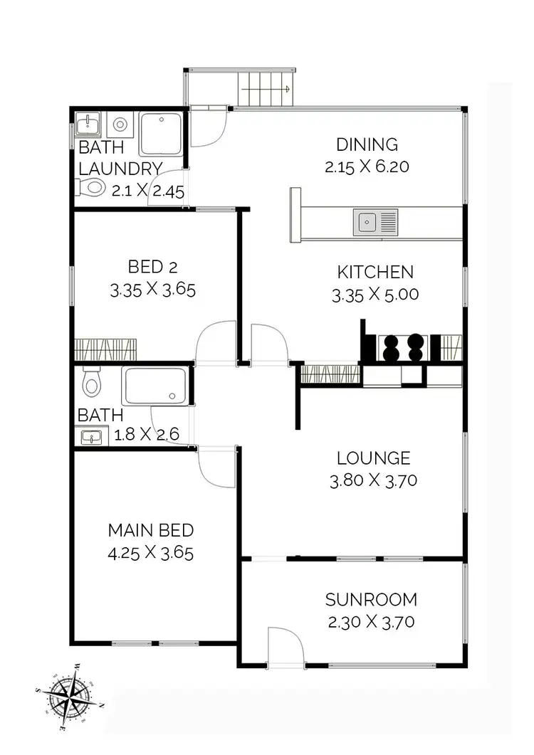Floorplan of Homely house listing, 59 Kurrajong Street, Dorrigo NSW 2453