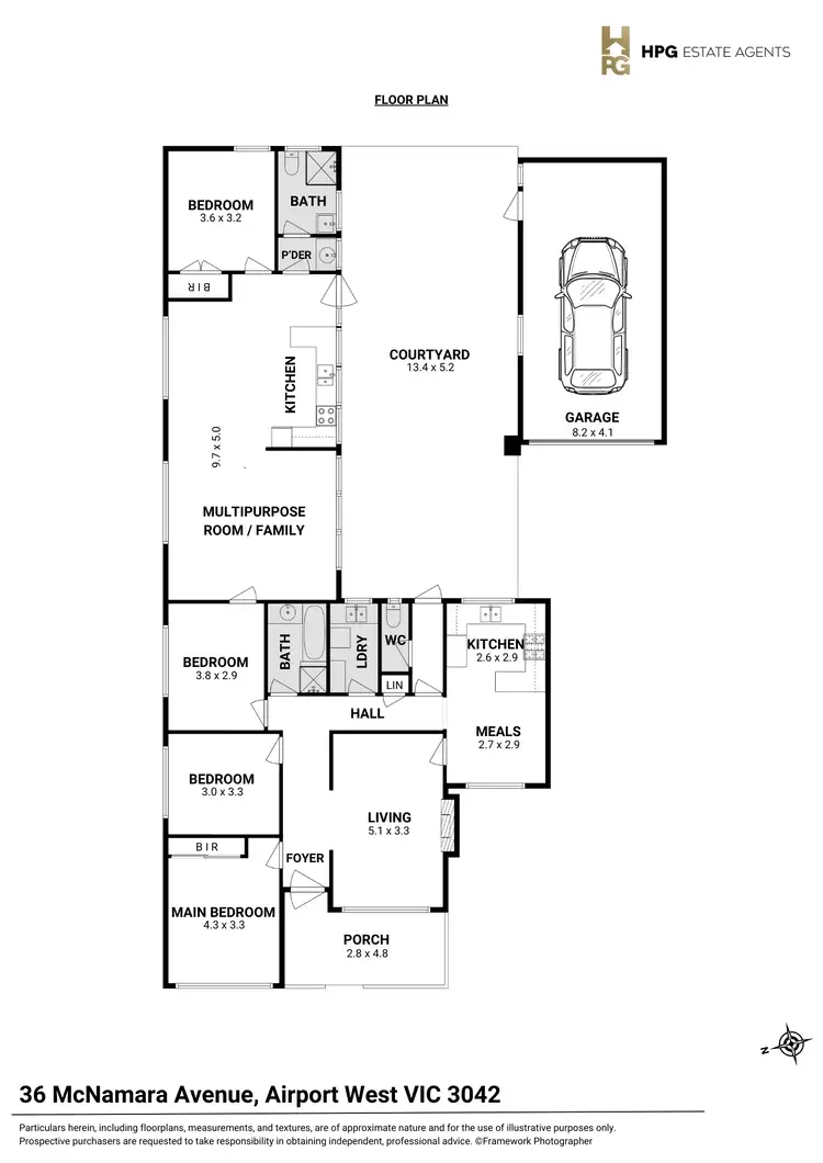 Floorplan of Homely house listing, 36 McNamara Avenue, Airport West VIC 3042