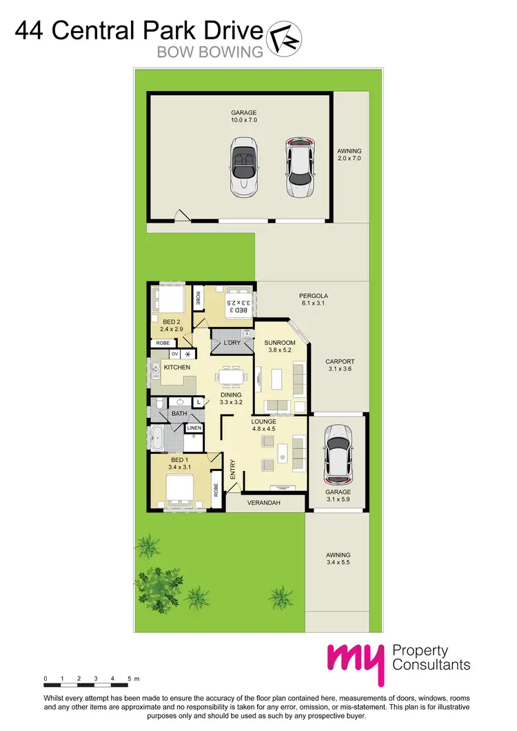 Floorplan of Homely house listing, 44 Central Park Drive, Bow Bowing NSW 2566