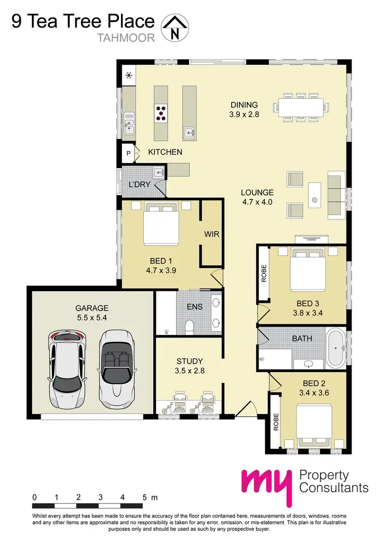 Floorplan of Homely house listing, 9 Tea Tree Place, Tahmoor NSW 2573