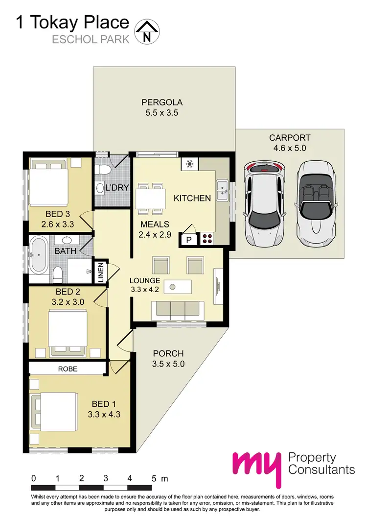Floorplan of Homely house listing, 1 Tokay Place, Eschol Park NSW 2558