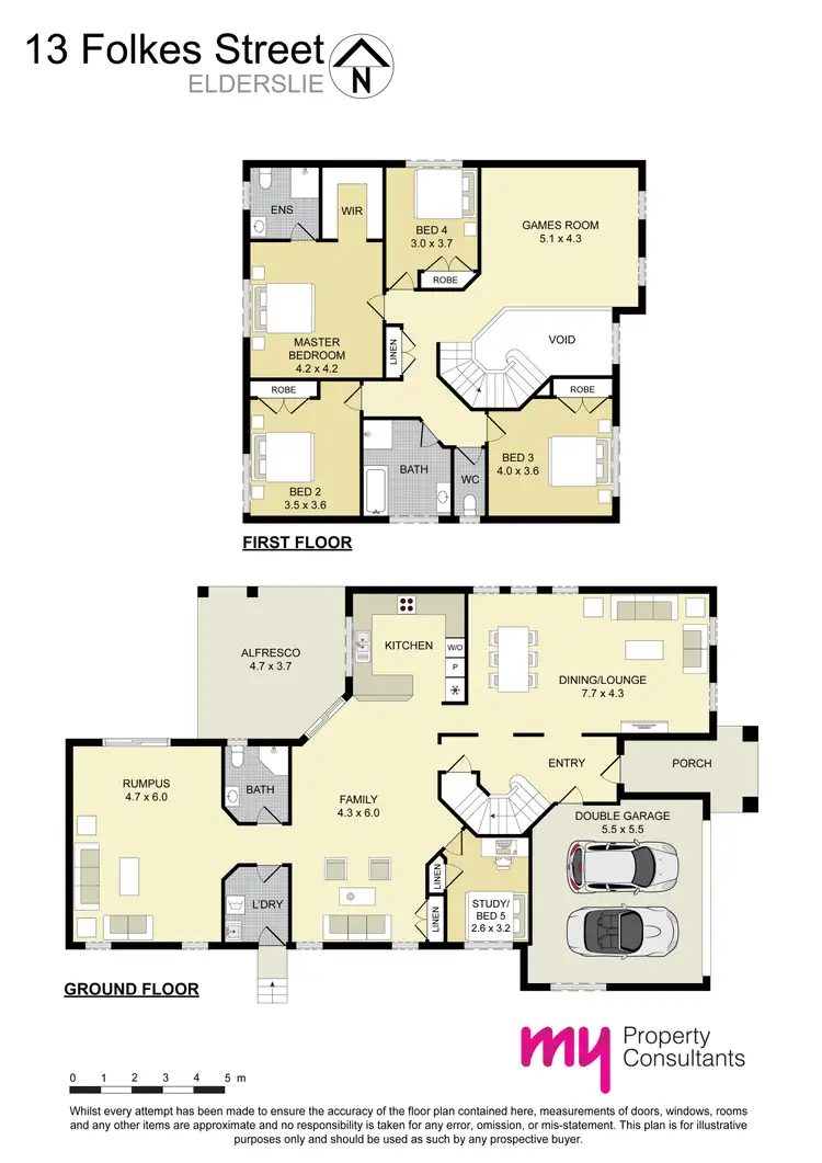 Floorplan of Homely house listing, 13 Folkes Street, Elderslie NSW 2570