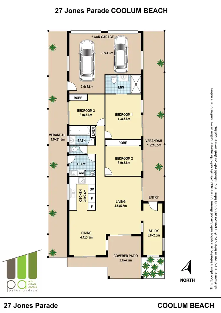 Floorplan of Homely house listing, 27 Jones Parade, Coolum Beach QLD 4573