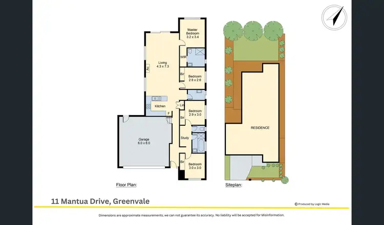 Floorplan of Homely house listing, 11 Mantua Drive, Greenvale VIC 3059