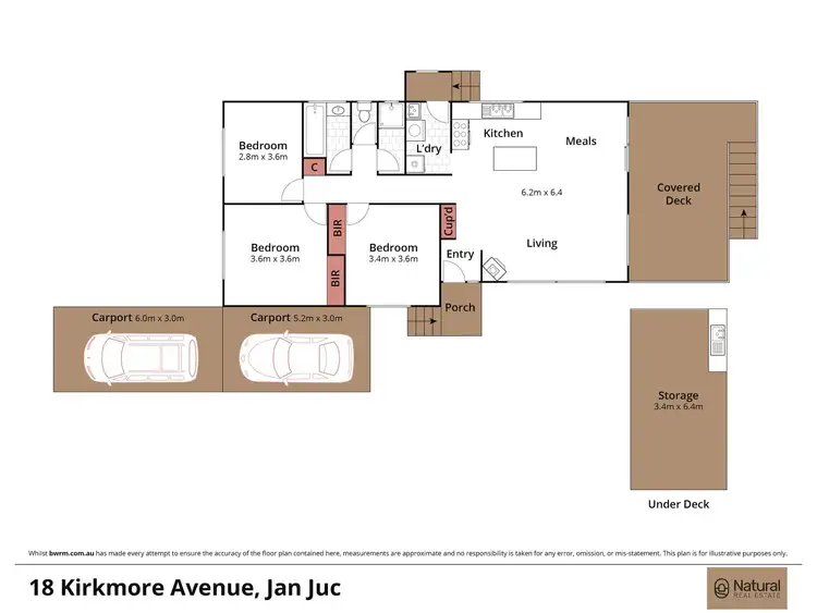 Floorplan of Homely house listing, 18 Kirkmore Avenue, Jan Juc VIC 3228