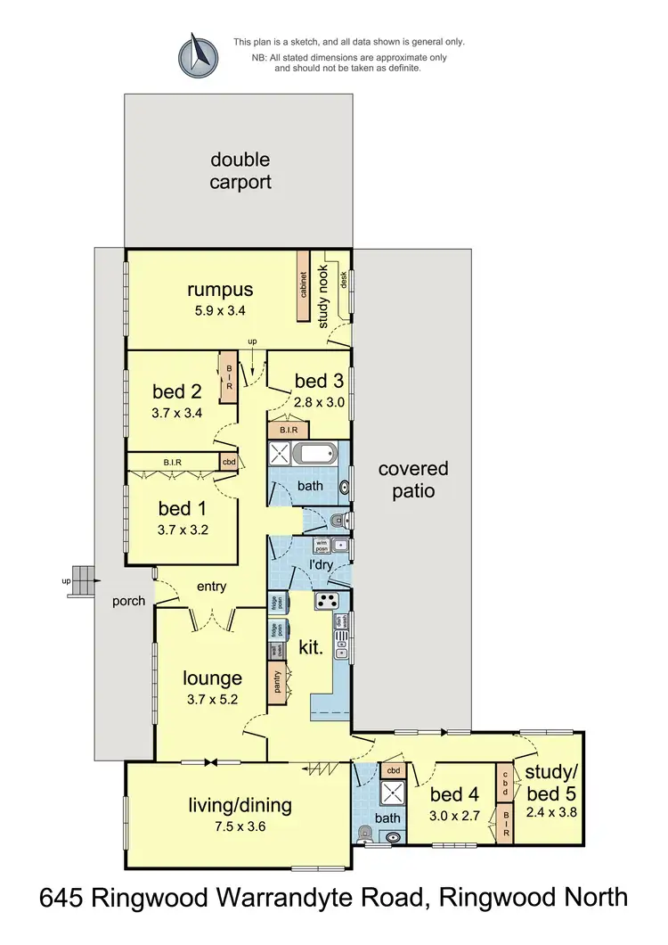 Floorplan of Homely house listing, 645 Ringwood-Warrandyte Road, Ringwood North VIC 3134